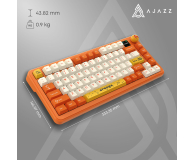 Ajazz AK820 MAX Avocado Switch Orange White RGB z ekranem - 1536369 - zdjęcie 13
